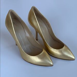 Giuseppe Zanotti Gold Heels (NWOT)